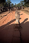 Banteay Srei temple - the causeway leading to the 3rd enclosure